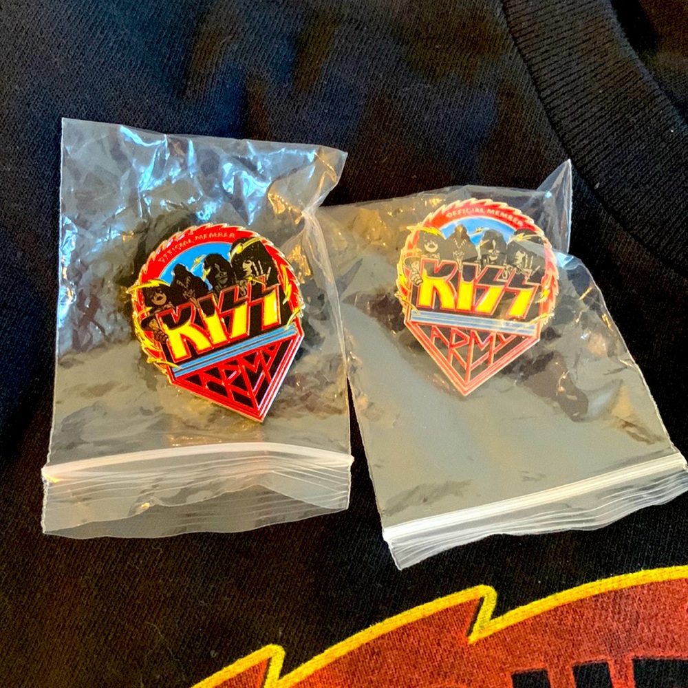 KISS Army Fan Club Collector pins